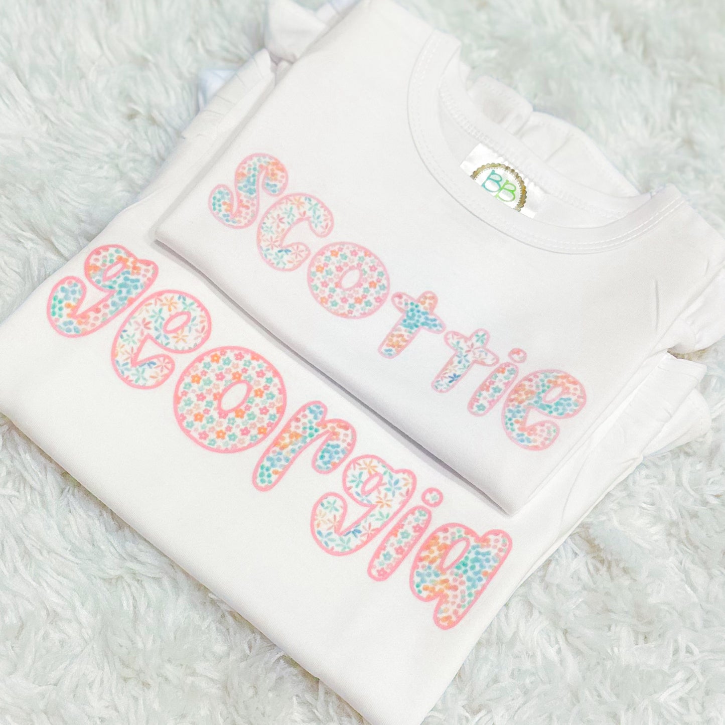 Retro Floral Alpha (Kids)