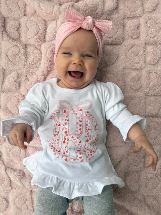 CHEETAH HEART MONOGRAM