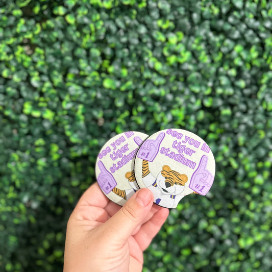 Collegiate Car Coasters