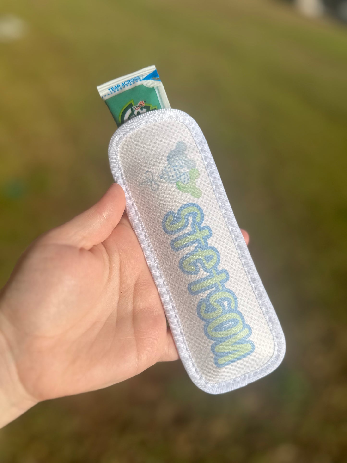 Blue Mouse Balloons Popsicle Holder