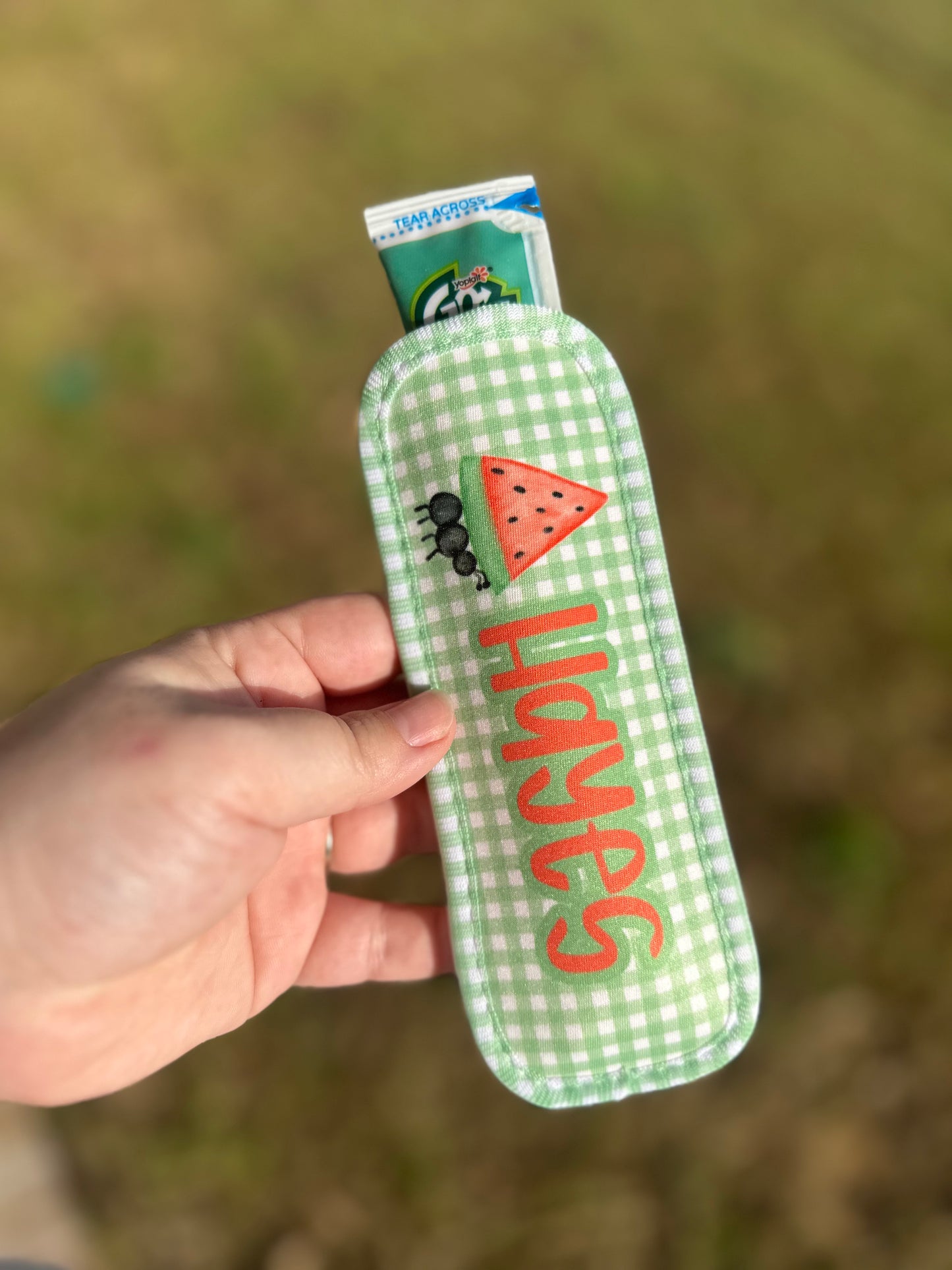 Green Watermelon Popsicle Holder