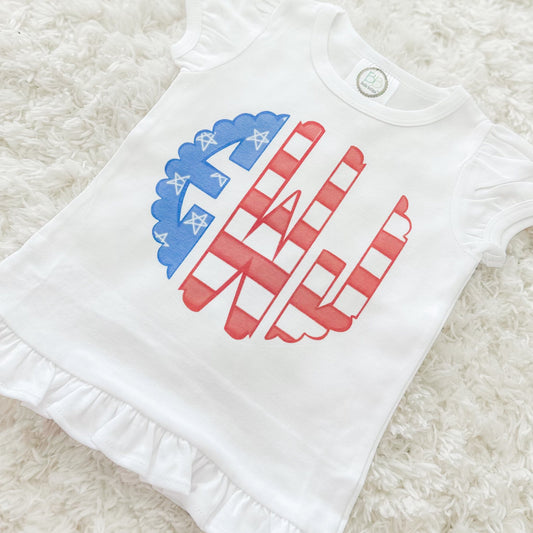 CIRCLE FLAG MONOGRAM
