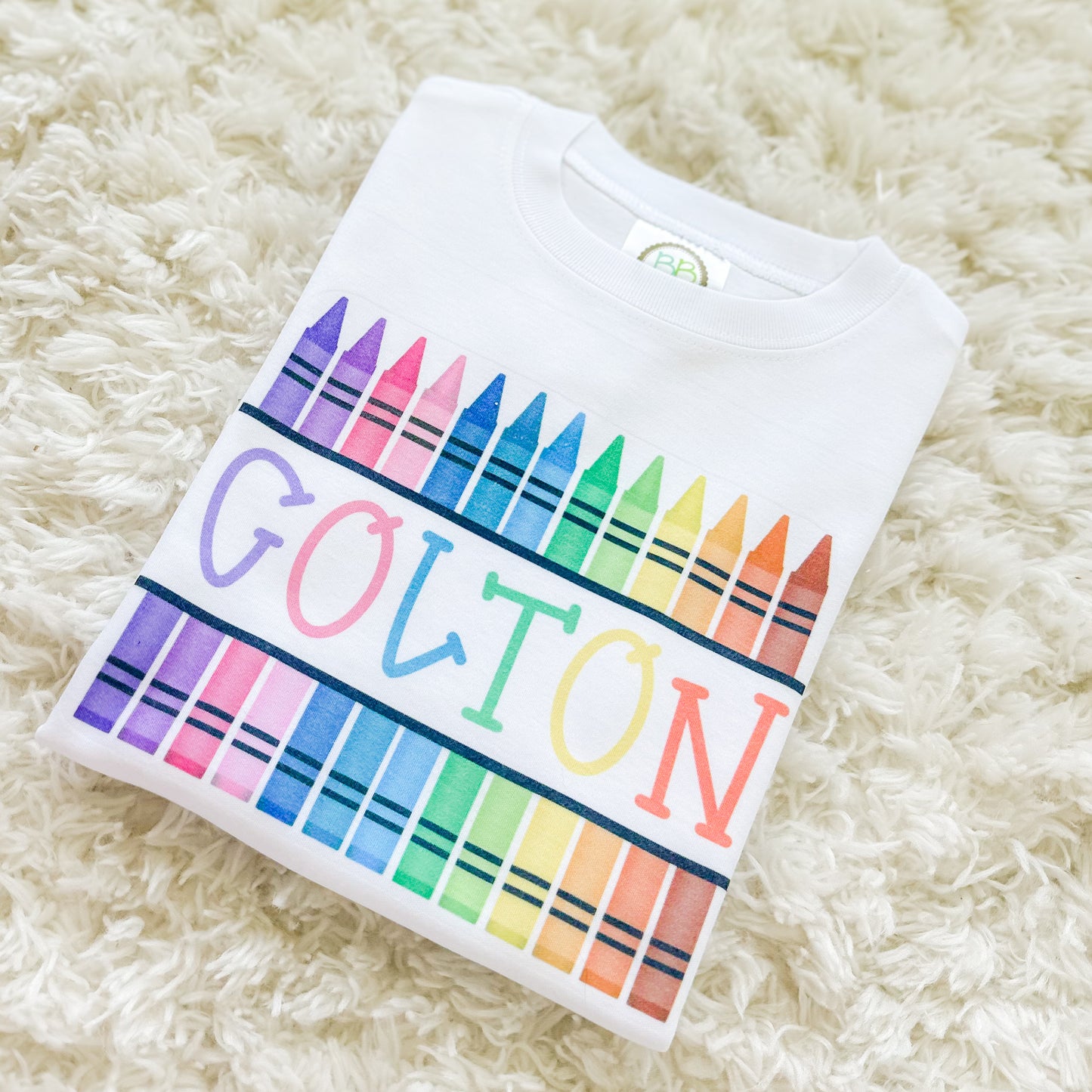 Crayola Name Plate