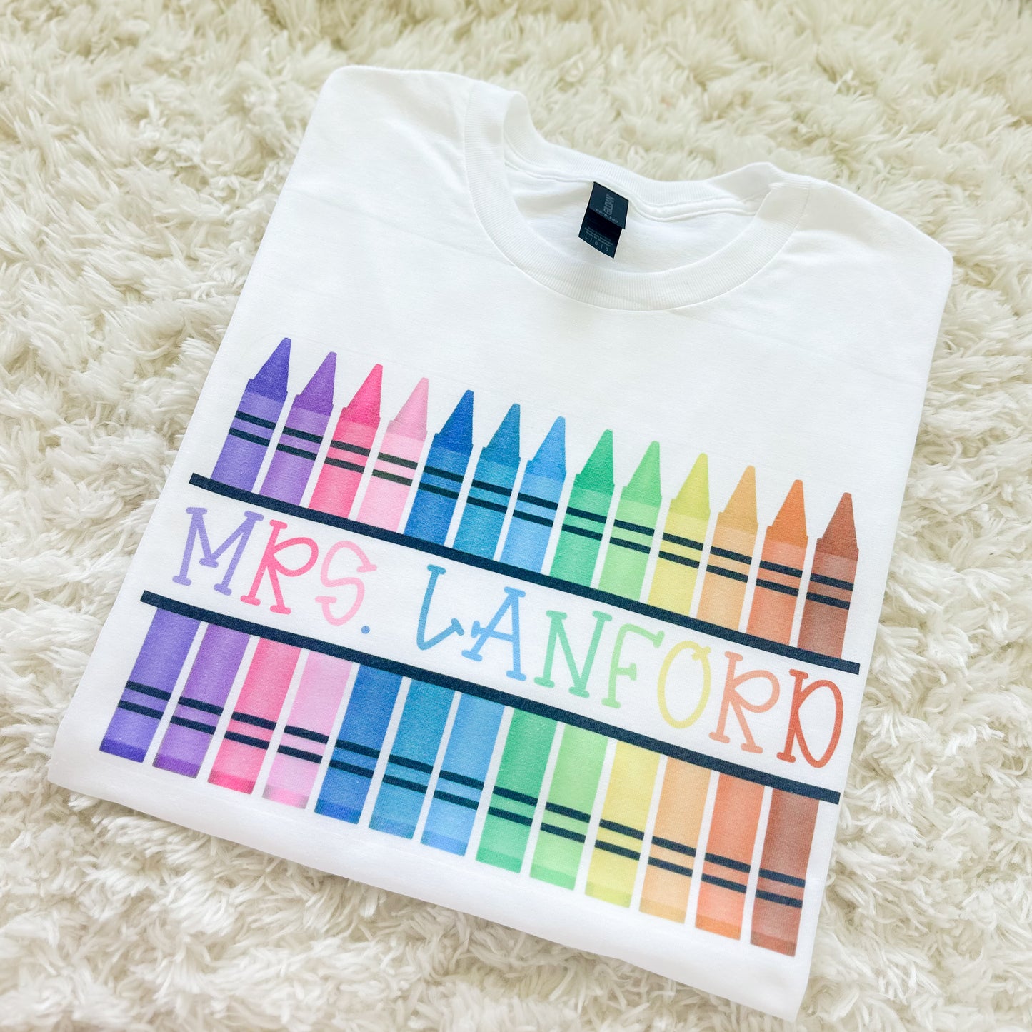 Colorful Crayola Name Plate