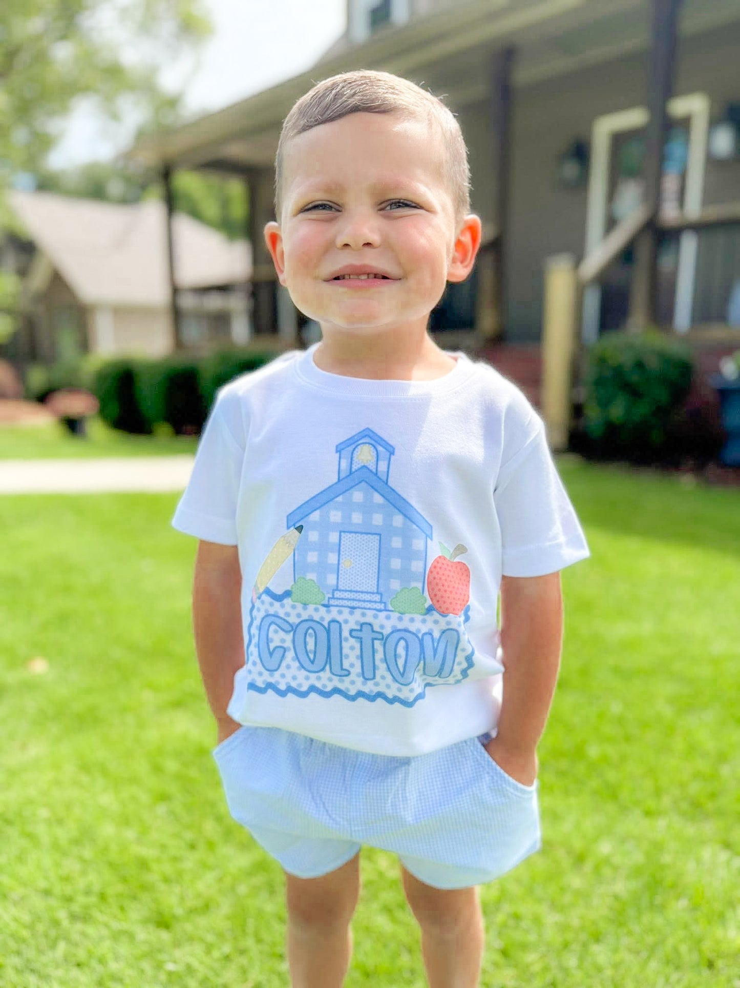 Blue Schoolhouse
