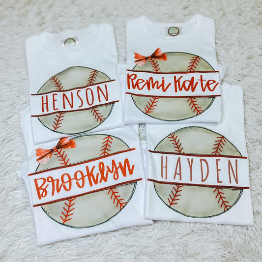 Baseball Name Plate