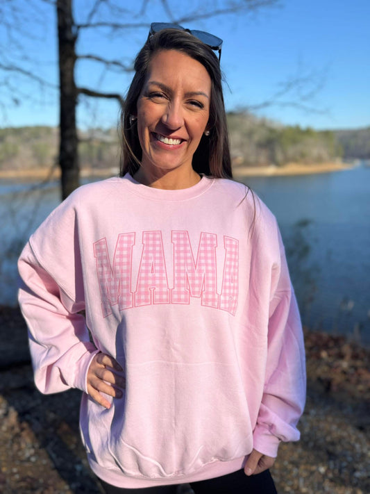 Pink Gingham Mama