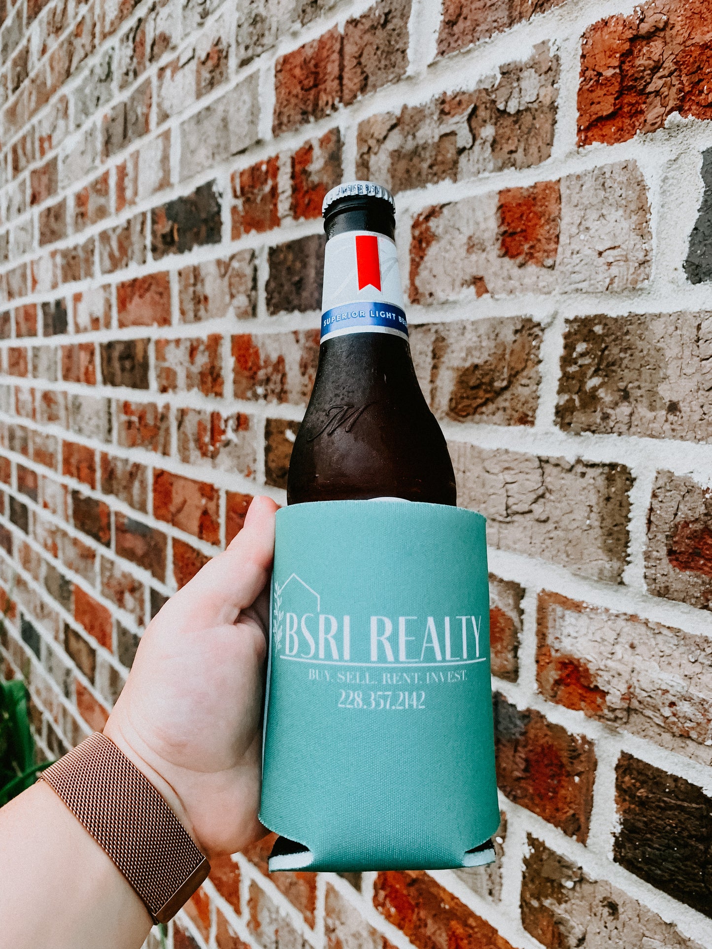 Business Logo can cooler