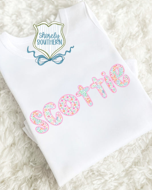 Retro Floral Alpha (Kids)