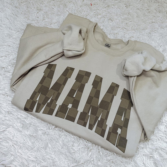 Brown Checker Mama