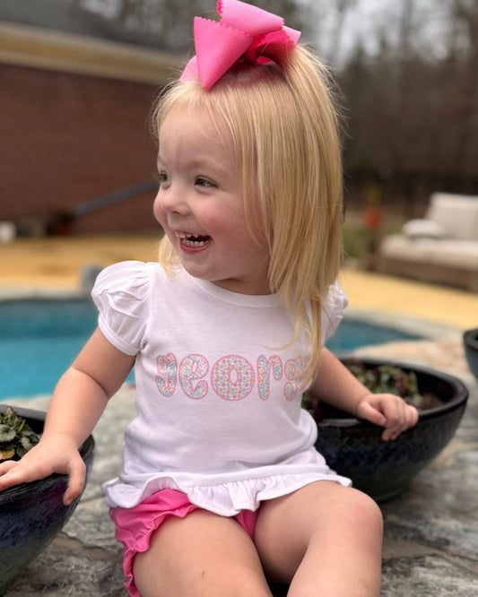 Retro Floral Alpha (Kids)