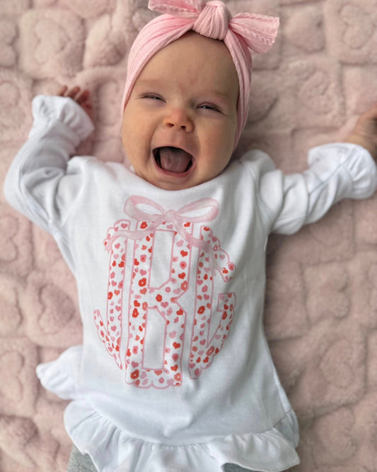 CHEETAH HEART MONOGRAM