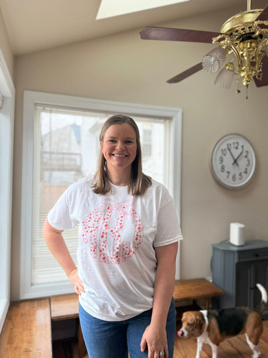 CHEETAH HEART MONOGRAM