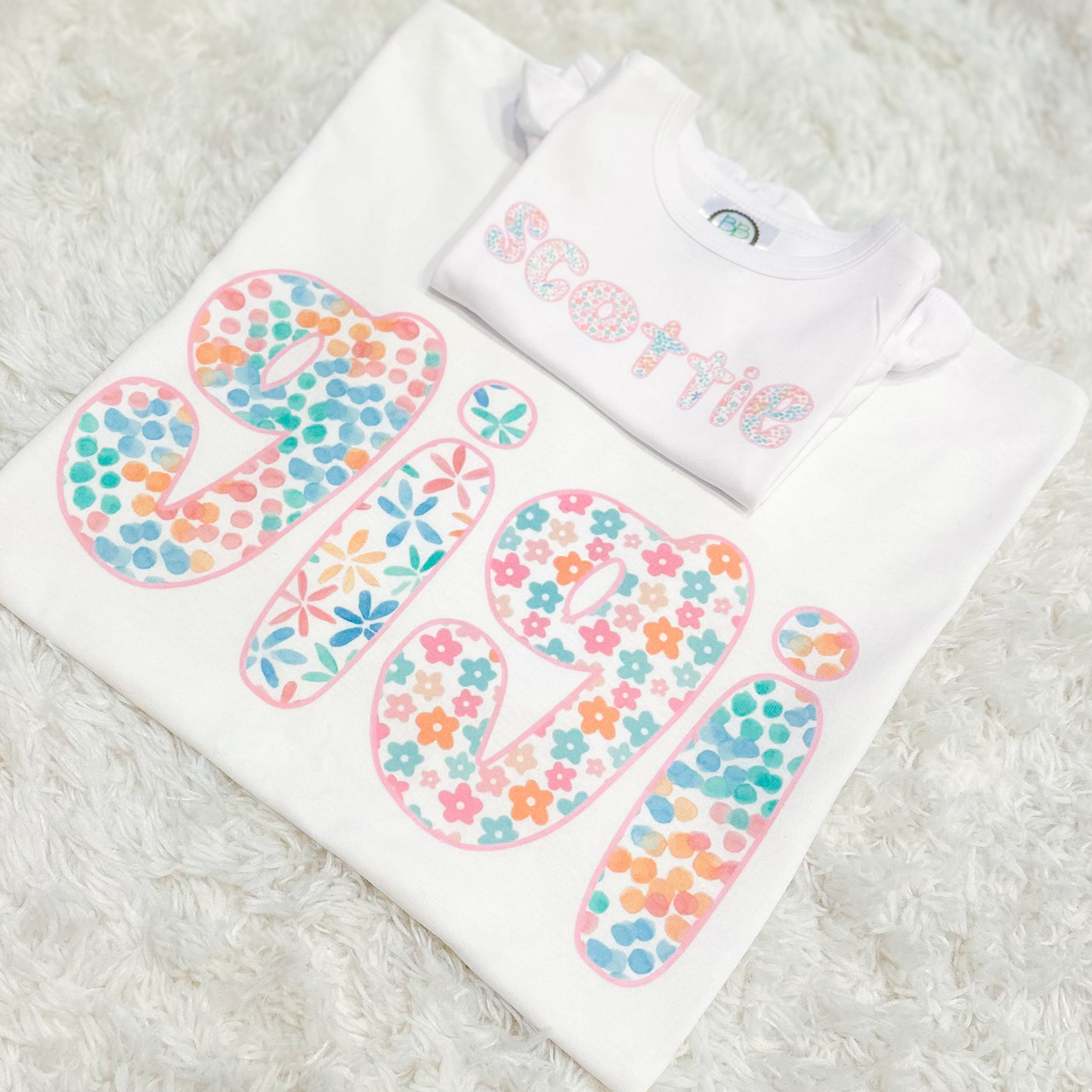 Retro Floral Alpha (Adult)