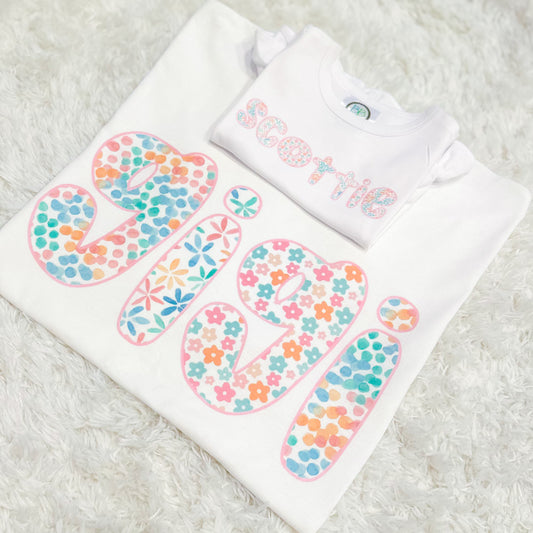 Retro Floral Alpha (Adult)