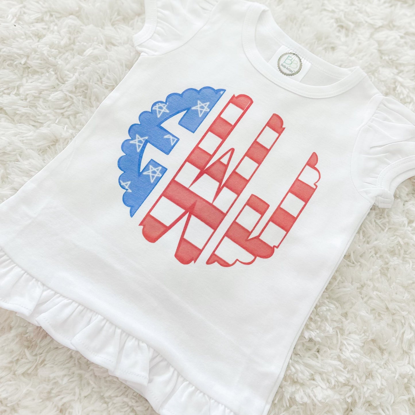 CIRCLE FLAG MONOGRAM