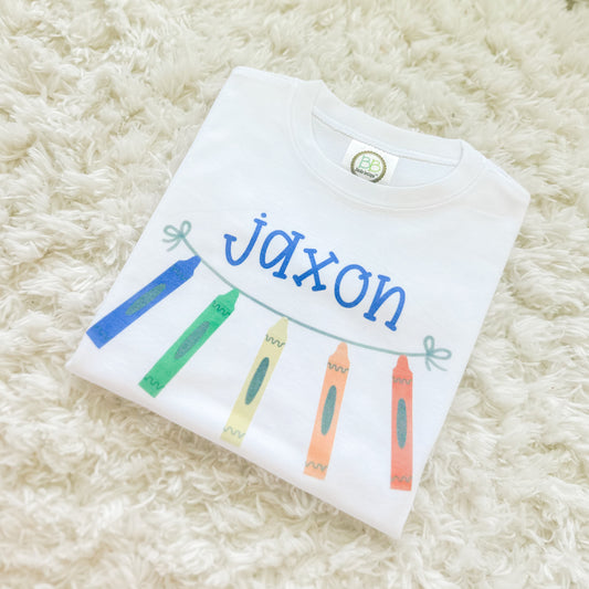 Primary Crayon Banner