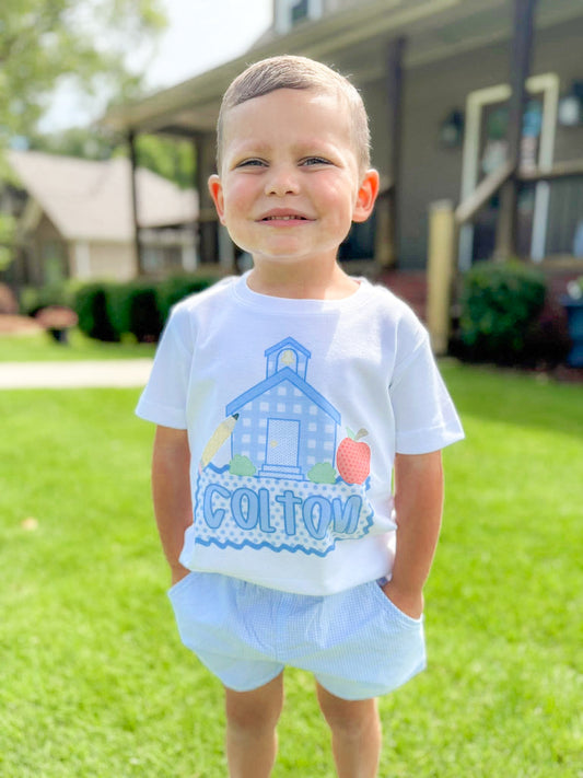 Blue Schoolhouse