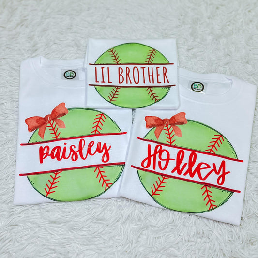 Softball Name Plate